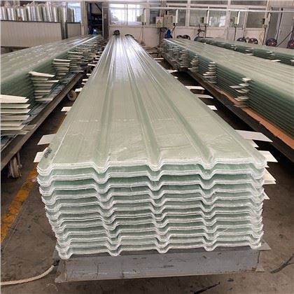 FRP Fiberglass Ntshiab Corrugated Roofing Sheet