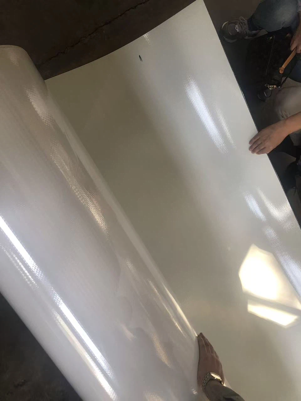 RAL9016 FRP Smooth Vaj Huam Sib Luag